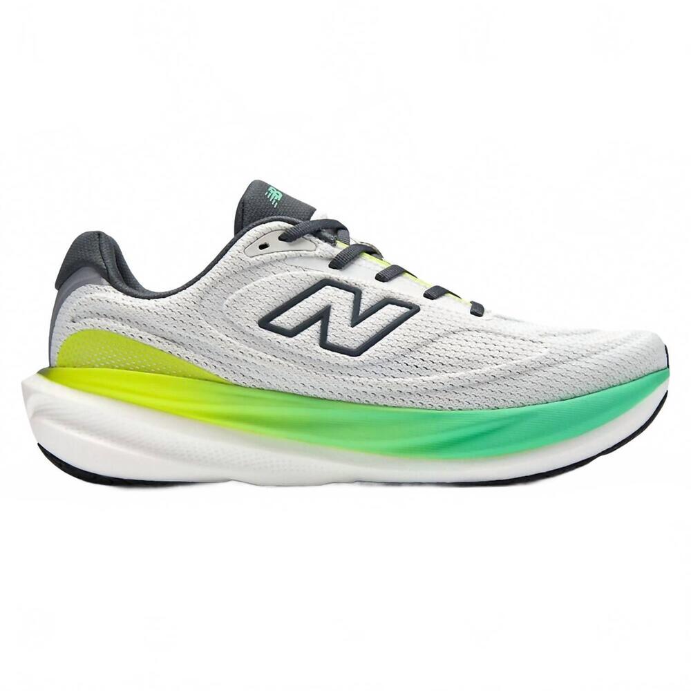 NEW NEW BALANCE men's 1080 v15 running shoes in grey / green